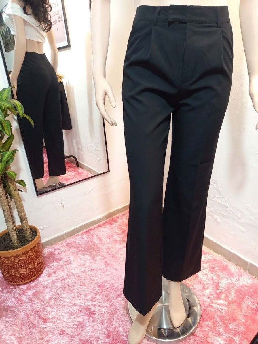 Pantalón Negro Elegancia Clásica ✨