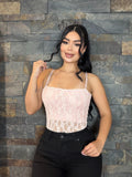 ✨🌸 TOP ENCAJE ROSÊ 🌸✨ Sencillamente delicado, romántico y sexy.